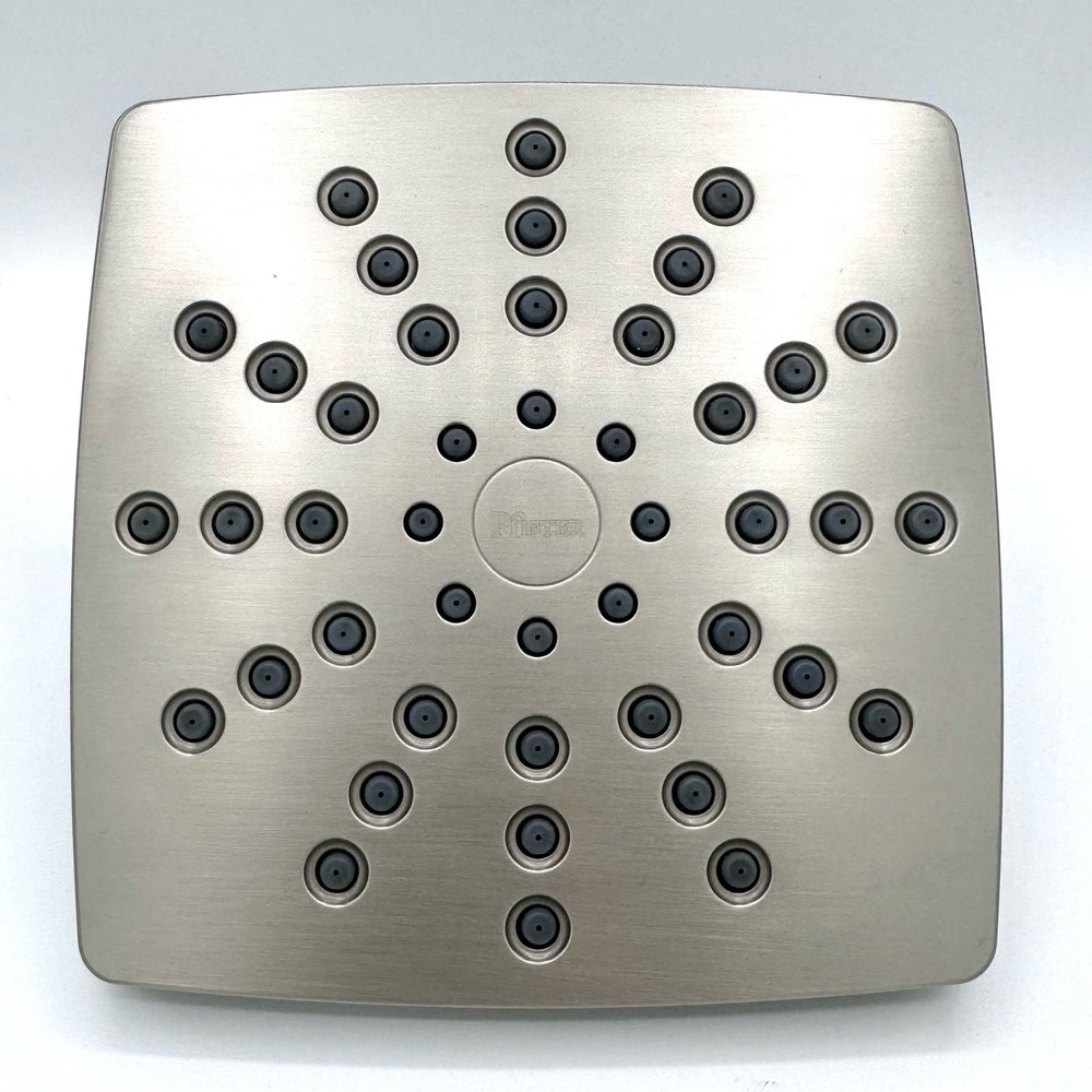 Pfister Vaneri Spot Defense Brushed Nickel Square‎ Showehead
